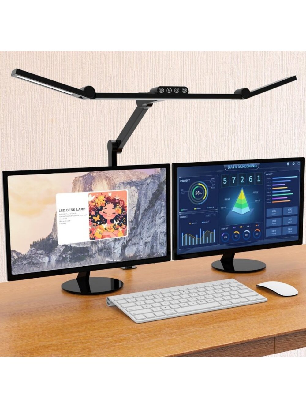 Ultra Bright LED Desk Lamp with Clamp - Adjustable Architect Light for Home